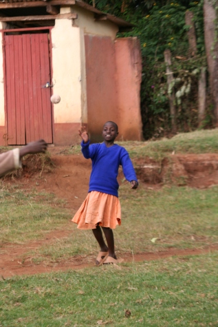 Zipporah playing at Mbooni Children's Home